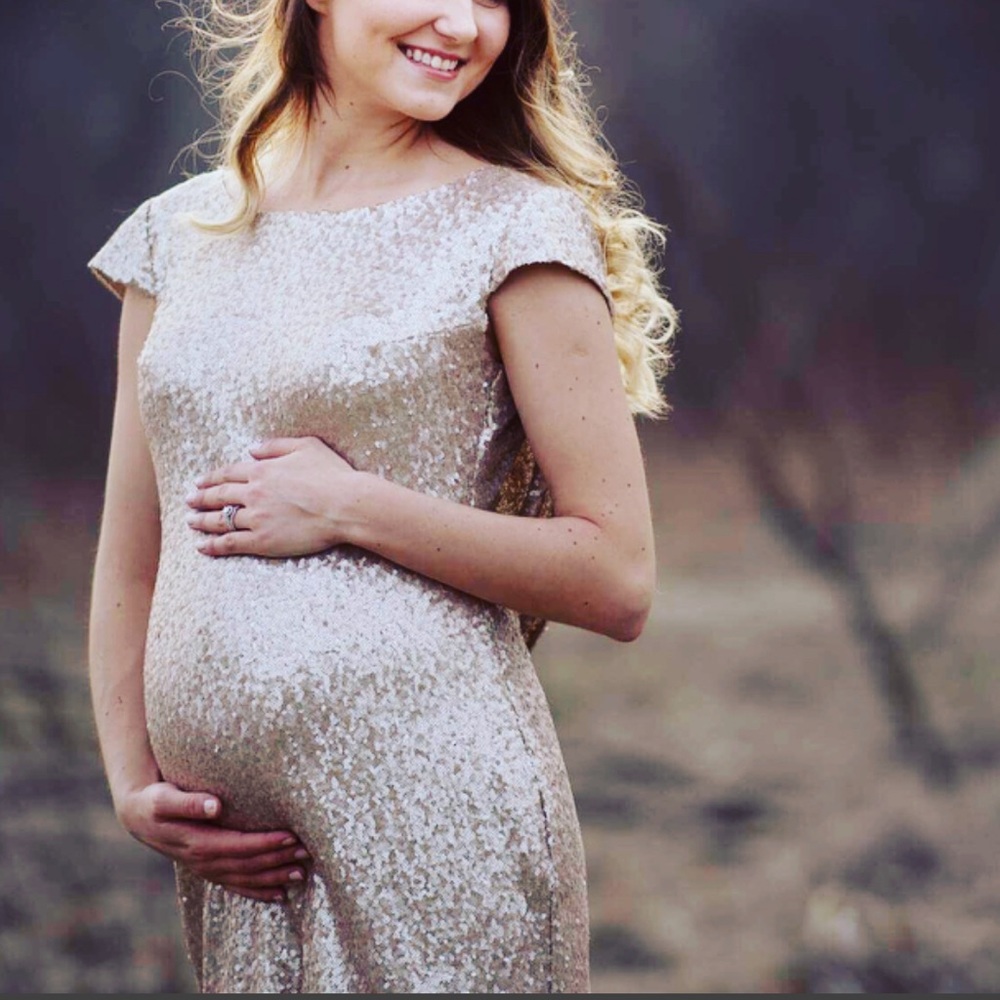Gold sequins long dress✨ - Picture 6 of 10